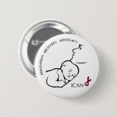 ICAN Knopf Button (Vorne & Hinten)