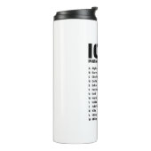 ICAO-Alphabet-Code Thermosbecher (Nach links gedreht)