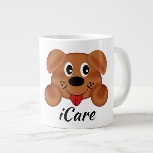 iCare - Jumbo-Tasse (Vorderseite Rechts)