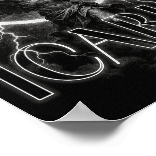 ICARUS aesthetic designer poster (Ecke)