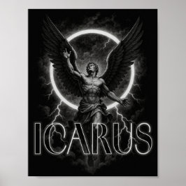 ICARUS aesthetic designer poster