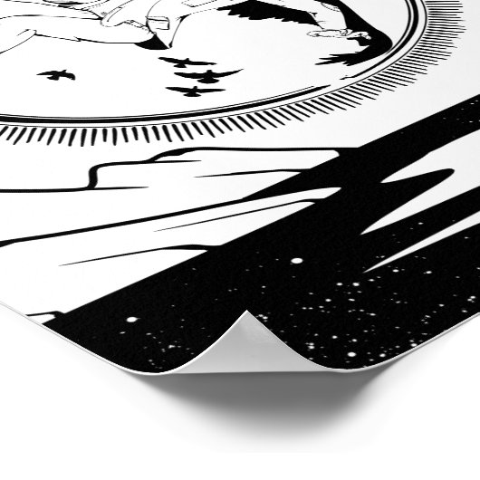 ICARUS BERGTER ANZUG 1000 niedriger Poster (Ecke)