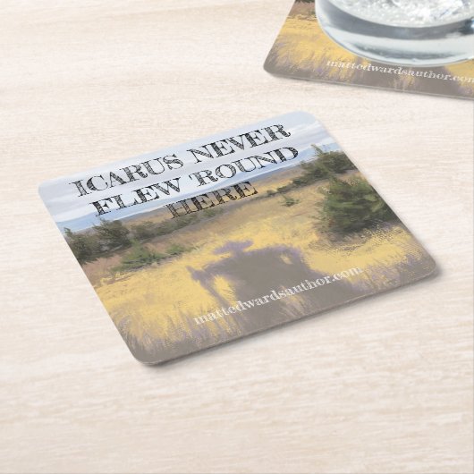 Icarus flog nie 'Round Here Untersetzer (angewinkelt)