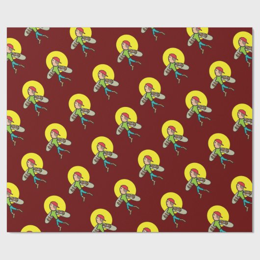 Icarus Geschenkpapier (Flach)