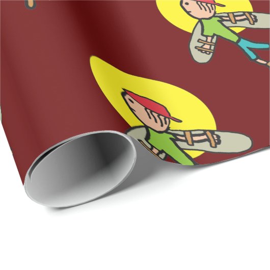 Icarus Geschenkpapier (Rolleneckpunkt)