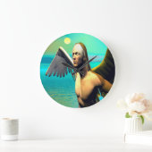 Icarus Große Wanduhr (Zuhause)