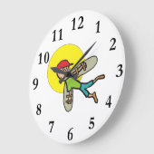 Icarus Große Wanduhr (Winkel)