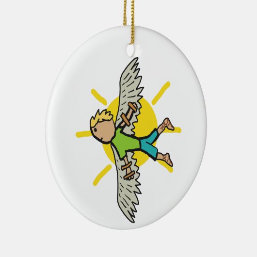 Icarus Keramik Ornament (Rechts)