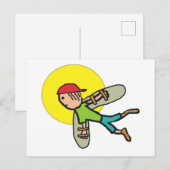 Icarus Postkarte (Vorne/Hinten)