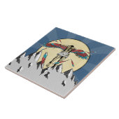 Icarus Retroposter Fliese (Seite)