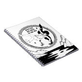 Icarus Schwarz-Weiß Notizblock (Rechte Seite)