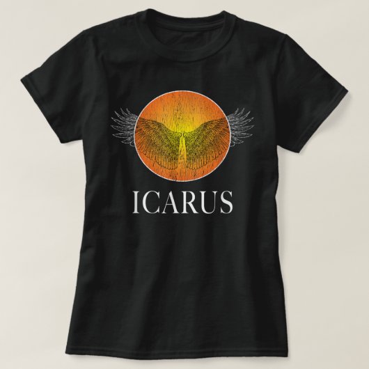 ICARUS SUN GREEK MYTHOLOGY ANTIENT GRIECHISCHE GES T-Shirt (Design vorne)