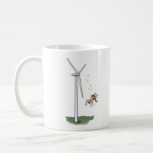 Icarus trifft auf eine Windturbine Kaffeetasse (Links)