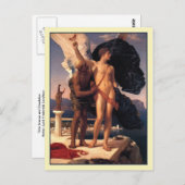 Icarus und Daedalus von Frederick Leighton Postkarte (Vorne/Hinten)