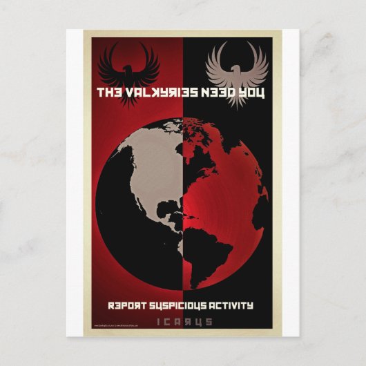 Icarus Working Title Movie Products Postkarte (Vorderseite)