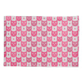 Icat ikat pink pattern kissenbezug (Rückseite)