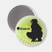 iCatch Fastpitch Softball Magnet (Vorderseite/Rückseite)