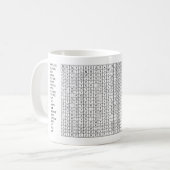 ICBIMProducts Wort-Suche Kaffeetasse (Vorderseite Links)