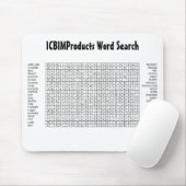 ICBIMProdukte - Suche nach Wörtern Mousepad (Mit Mouse)