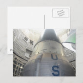 ICBM-Nuklear Postkarte (Vorne/Hinten)