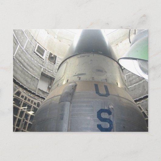 ICBM-Nuklear Postkarte (Vorderseite)