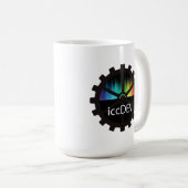 iccDEV-Tasse für einen ICC-Farbmanagement-Entwickl Kaffeetasse (VorderseiteRechts)