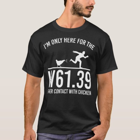 ICD 10 Code Chicken Medizinischer Rechnungssteller T-Shirt (Vorderseite)