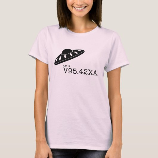 ICD-10: V9542XA - Raumfahrzeug-Abbruch T-Shirt (Vorderseite)