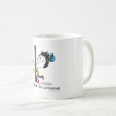 ICD-10: W22.02 ging in Laternenpfahl Kaffeetasse (VorderseiteRechts)