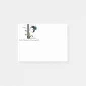 ICD-10: W22.02 ging in Laternenpfahl Post-it Klebezettel (Vorderseite)