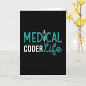 ICD Coding Programmer für medizinisches Coder Life Karte (Gelbe Blume)