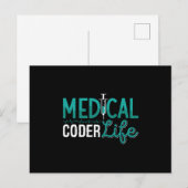 ICD Coding Programmer für medizinisches Coder Life Postkarte (Vorne/Hinten)