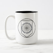ICDM-Logo-Tasse Zweifarbige Tasse (Links)
