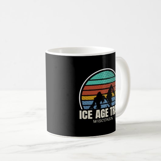 Ice Age Trail Wandern Kaffeetasse (VorderseiteRechts)