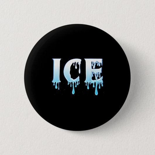 Ice And Fire Halloween Couples Matching Party Cost Button (Vorderseite)