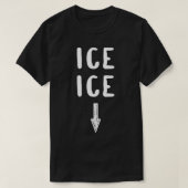 Ice Baby Funny Pregnancy Ankündigung T-Shirt (Design vorne)