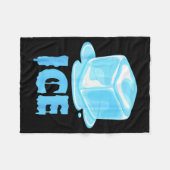 Ice Bag Funny Halloween Christmas Costume Fleecedecke (Vorderseite (Horizontal))