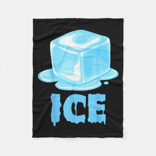 Ice Bag Funny Halloween Christmas Costume Fleecedecke (Vorderseite)