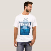 Ice Bear Climate Change Polar Bears Melting Poles T-Shirt (Vorne ganz)