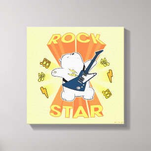 Ice Bear - Rock Star Leinwanddruck