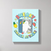 Ice Bear - Sneaky Snack Attack! Leinwanddruck (Vorderseite)
