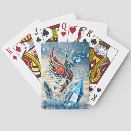 Ice Bird Spielkarten (Rückseite)