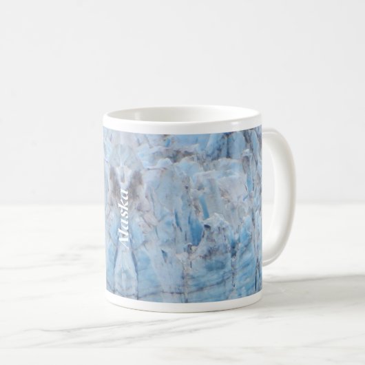 Ice Blue Alaska Kaffee Tasse (VorderseiteRechts)