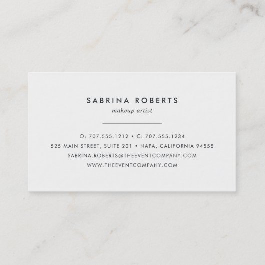 Ice Blue Bokeh Lights Visitenkarte (Rückseite)