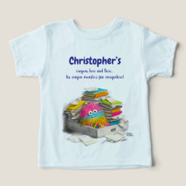 Ice Blue Crayon Monster Kids Spaß