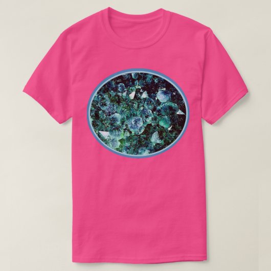 Ice Blue Crystals T-Shirt (Design vorne)