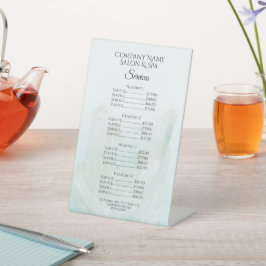 Ice Blue Crystals Wellness-Center Salon Services M Sockelschild