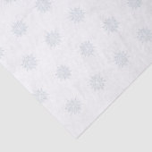 Ice Blue Elegante Snowflake Weihnachtsgeschenk Seidenpapier (Ausschnitt)