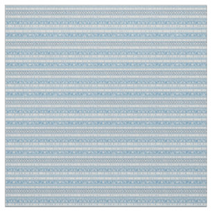 Ice Blue Fair Isle Nordic Strick Pattern Stoff