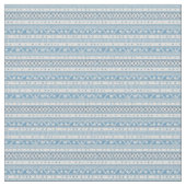 Ice Blue Fair Isle Nordic Strick Pattern Stoff (Nahaufnahme)
